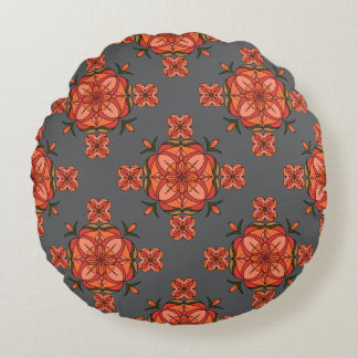 Botanic Bloom Round Pillow Rundes Kissen