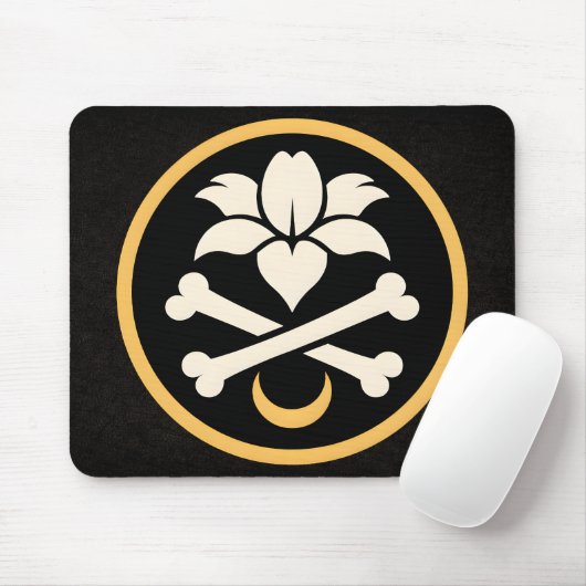 Botanic & Bone Studio Logo | Mauspad (Mit Mouse)