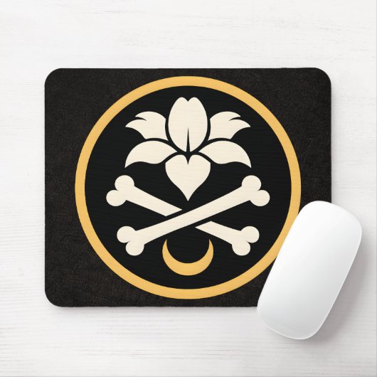 Botanic & Bone Studio Logo | Mauspad (Mit Mouse)
