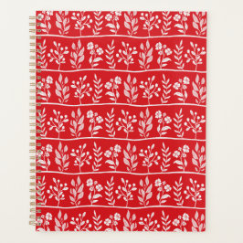 Botanic Rhapsody Cute Floral Silhouette Botanical Planer