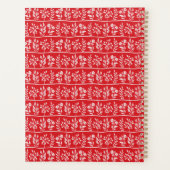 Botanic Rhapsody Cute Floral Silhouette Botanical Planer (Rückseite)