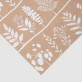 Botanic Rhythm Botanical Silhouettes Soft Marigold Seidenpapier (Ausschnitt)
