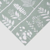 Botanic Rhythm Botanical Silhouettes Soft Sage Seidenpapier (Ausschnitt)