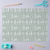 Botanic Rhythm Botanical Silhouettes Soft Sage Seidenpapier (Basteln)