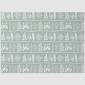 Botanic Rhythm Botanical Silhouettes Soft Sage Seidenpapier (Vorderseite)