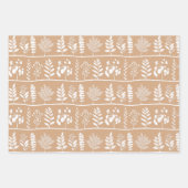 Botanic Rhythm Botanische Silhouetten-Set Geschenkpapier Set (Vorderseite)