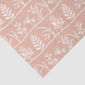 Botanic Serenade Soft Peach Minimalist Silhouettes Seidenpapier (Ausschnitt)