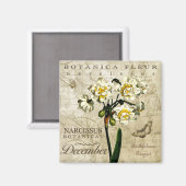 Botanica Dezember Magnet (Vorderseite/Rückseite)