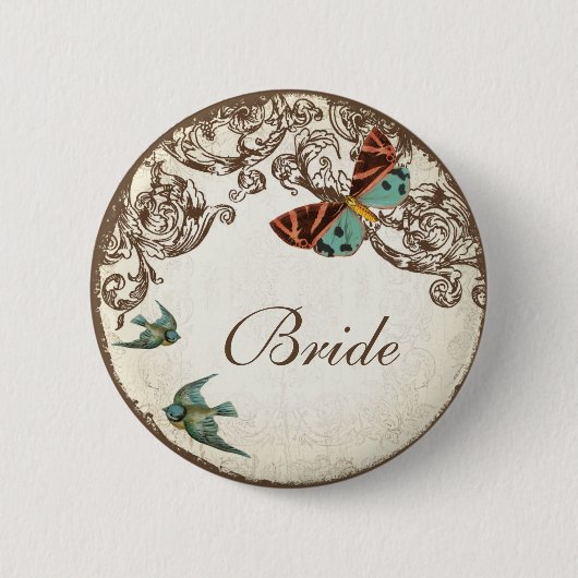 Botanica Hochzeitsensemble Button (Vorderseite)