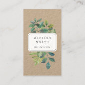 Botanica Kraft | Vertikale soziale Medien Visitenkarte (Vorderseite)