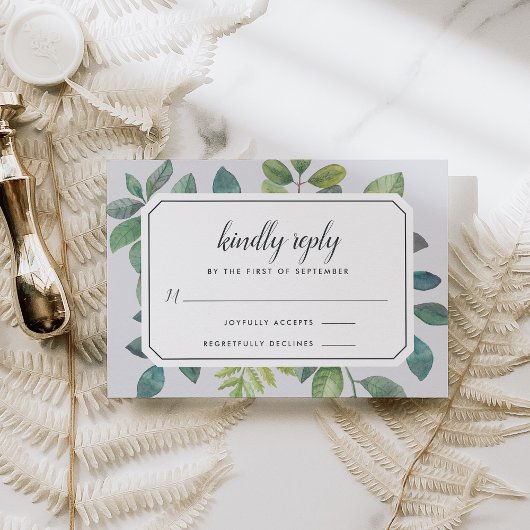 Botanica RSVP Card Karte
