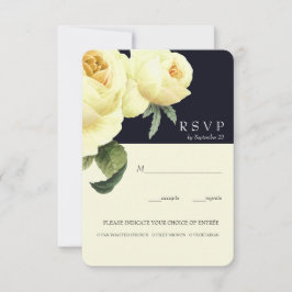Botanica | RSVP-Option für Hochzeitsmahlzeiten in  Einladung