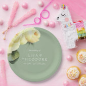 Botanica | Vintage Hochzeit von Gelber Salbei Pappteller (Party)