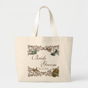 Botanica Wedding Ensemble - Personalisiert Tote Ba Jumbo Stoffbeutel