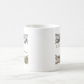Botanica Wedding Ensemble, Personalisierte Kaffee- Kaffeetasse (Mittel)