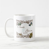 Botanica Wedding Ensemble, Personalisierte Kaffee- Kaffeetasse (Links)