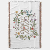 Botanical 2026 Typography with Flowering Vines Decke (Vorderseite Vertikal)