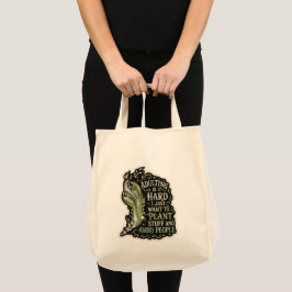 Botanical Aesthetic Green Embroidery tote bag  Tragetasche
