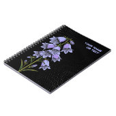 Botanical Alpine: The Bearded Bellflower Notizblock (Linke Seite)