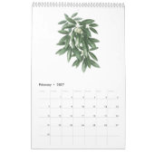 Botanical art calendar 2026 kalender (Feb 2027)