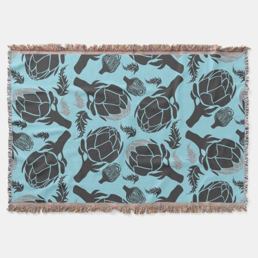 Botanical Artichoke Art Home Decor Decke (Vorderseite)