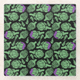 Botanical Artichoke Art Home Decor Glasuntersetzer