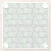 Botanical Artichoke Art Home Decor Glasuntersetzer (Rückseite)