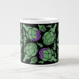 Botanical Artichoke Art Home Decor Jumbo-Tasse