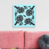 Botanical Artichoke Art Home Decor Leinwanddruck (Insitu (Wohnzimmer))