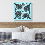 Botanical Artichoke Art Home Decor Leinwanddruck (Insitu (Schlafzimmer))