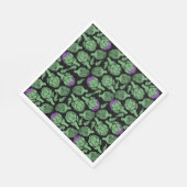 Botanical Artichoke Art Home Decor Serviette (Ecke)