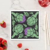 Botanical Artichoke Art Home Decor Serviette (Beispiel)