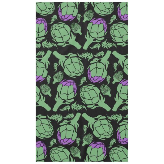 Botanical Artichoke Art Home Decor Tischdecke (Vorderseite)