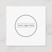 Botanical Bee Business Thank You Begleitkarte (Rückseite)