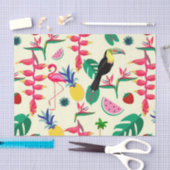 Botanical Birds and Fruit Seidenpapier (Handwerk)