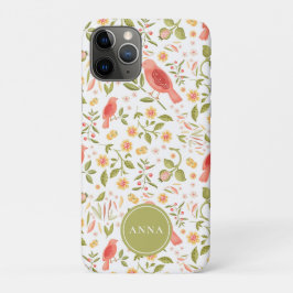 Botanical Birds Pattern – Elegant Nature Design Case-Mate iPhone Hülle