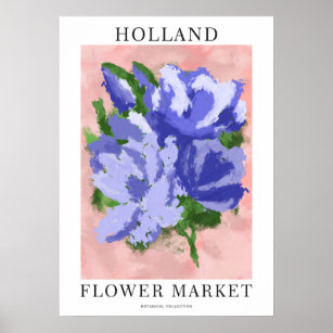 Botanical Bliss: A Flower Market Collection Poster