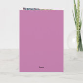 Botanical Bliss Karte (Rückseite)