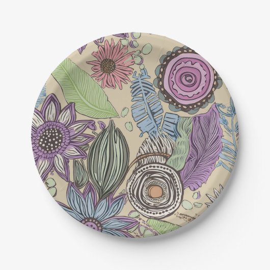 Botanical Bliss Pappteller (Vorderseite)