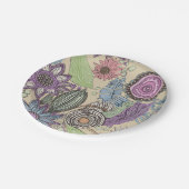 Botanical Bliss Pappteller (Schrägansicht)