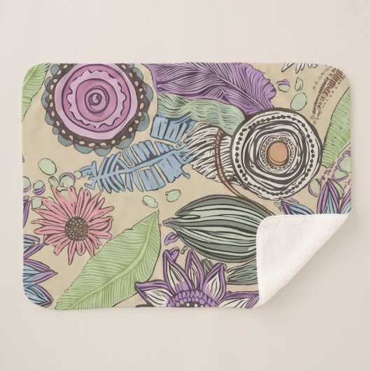 Botanical Bliss Sherpadecke (Vorderseite (Horizontal))