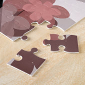 Botanical Boho Blue Magenta Puzzle (Seite)