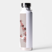 Botanical Boho Blue Magenta Trinkflasche (Links)