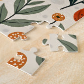 Botanical Boho Flowers Plants Design 390 Puzzle (Seite)