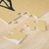 Botanical Boho Green Orange Puzzle (Seite)