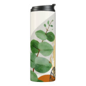 Botanical Boho Green Orange Thermosbecher (Nach links gedreht)