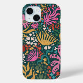 Botanical Boho Series Green Case-Mate iPhone Hülle (Rückseite)