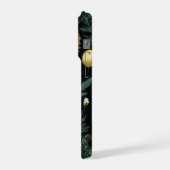 Botanical Boho Watercolor Floral  iPhone Hülle (Linke Seite)