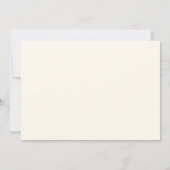 Botanical boho wedding save the date (Rückseite)