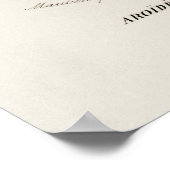 Botanical Caladium Illustration Poster (Ecke)